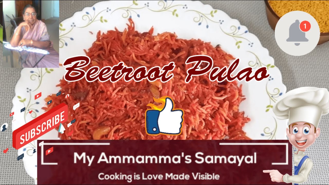 Beetroot Pulao Recipe in Tamil |Healthy Beetroot Rice | Lunch Box Recipes Beetroot Pulao Recipe in Tamil |Healthy Beetroot Rice | Lunch Box Recipes