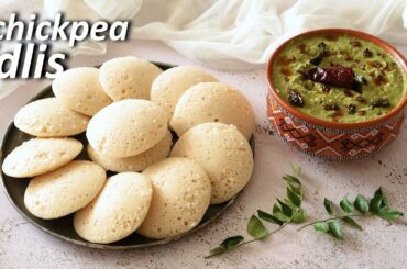 High Protein Chana/ Chickpea Idli | Healthy Breakfast Recipe | Soft & Fluffy Healthy Idlis