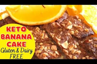 Gluten & Dairy FREE Keto Banana Cake With Almonds - Easy And Healthy Recipe