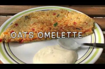 5 Min healthy Breakfast Recipe for busy and lazy Mornings| Oats Omelette |