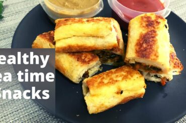 Quick Low Calorie Snack Recipe | how to make healthy snacks with bread