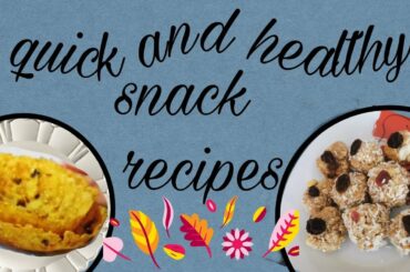 Quick and healthy snack recipes | Oats coconut laddoo | Tepala chekkalu