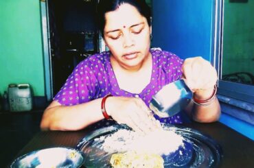 Enjoying my eating show! My healthy and tasty lunch! Today's my lunch time! Bengali lunch thali!