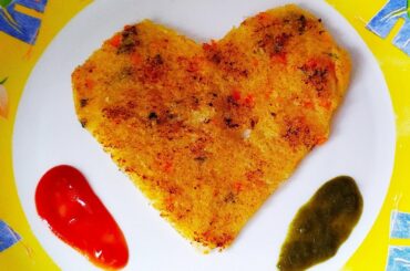 Rava Uttapam recipe | Healthy breakfast | Tiffin | Sooji ka cheela recipes - Health Beauty Kitchen