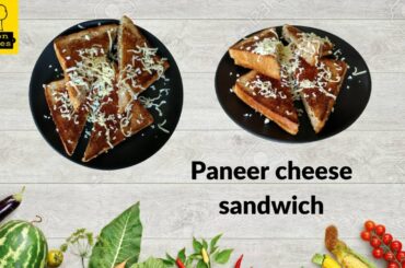 Paneer cheese sandwich | Very simple sandwich recipe | Healthy recipe | Fusion Recipes