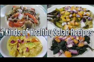 4 Kinds of Healthy Salad Recipes /FilippinoSalad/healthy and easy