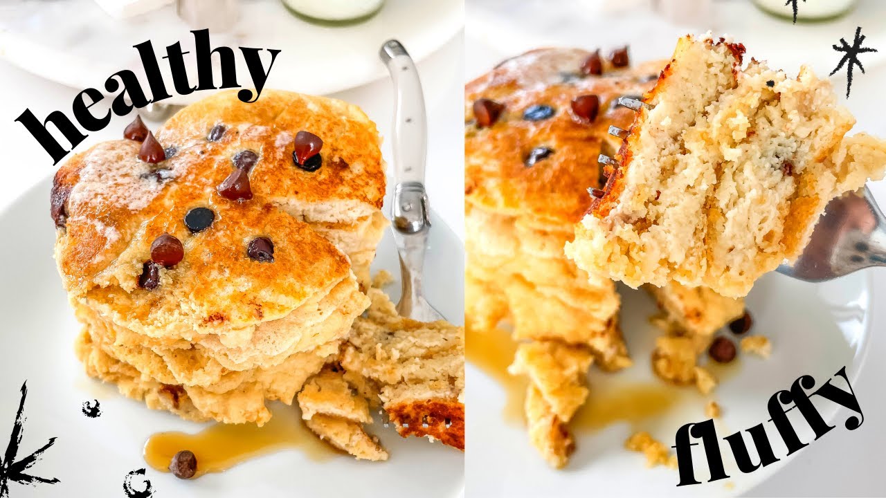 CHOCOLATE CHIP PANCAKE RECIPE | healthy, easy, paleo recipe CHOCOLATE CHIP PANCAKE RECIPE | healthy, easy, paleo recipe