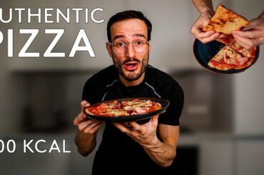 AUTHENTIC Pan Pizza but Low Calories | Anabolic Pizza Recipe | Healthy Cast Iron Pizza