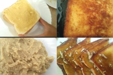 Crispy Sweet Bread /Healthy Toast Evening Snacks recipe /By Farzana's kitchen