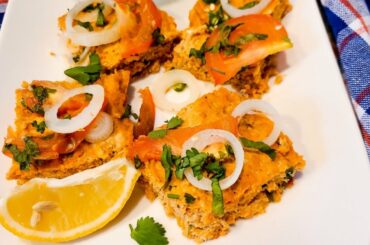 Baked ground chicken squares | keema tukri | Healthy weightloss recipe | Maxx airfryer oven baking