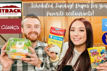 FULL WEEK OF EASY WW MEALS | SCHEDULED SUNDAY | LOW CALORIE MEAL OPTIONS | FAST FOOD DUPES