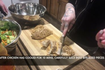 How to: Healthy Lunch/Dinner Recipe (Buffalo Chicken Salad)