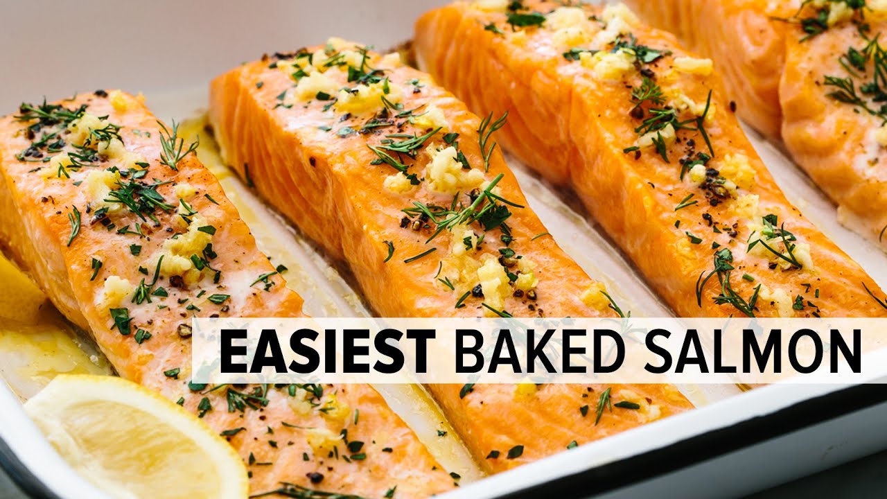 BAKED SALMON | easy, no-fail recipe with lemon garlic butter BAKED SALMON | easy, no-fail recipe with lemon garlic butter