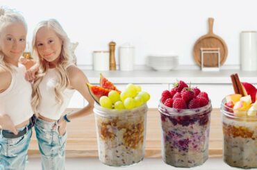 OVERNIGHT OATS | 3 easy healthy breakfast recipes