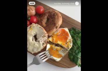 Healthy breakfast recipe - Cheese bagel - Daily cooking #Shorts