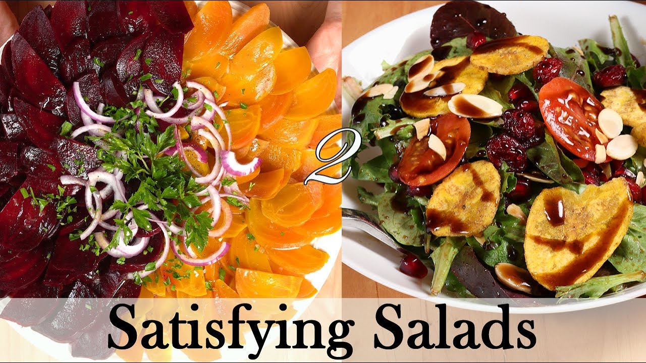 Two healthy salad ideas and the best dressing you've ever tasted! Two healthy salad ideas and the best dressing you've ever tasted!