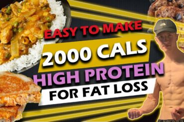Full Day of Eating | Tasty Meals | 2000 Cals | High Protein