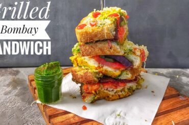 Grilled Bombay Sandwich recipe #streetstyle