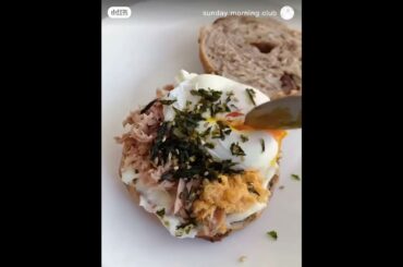 Healthy breakfast recipe - Bagel sandwich  - Daily cooking #Shorts