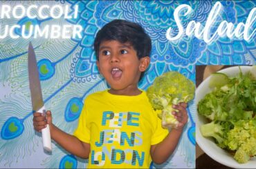 #brooclisalad #saladrecipe #healthysalad Broccoli cucumber salad | Healthy simple salad |Saladrecipe