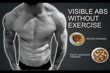 6 PACK ABS WITHOUT EXERCISE | 2 LOW CALORIE RECIPES FOR LOSING WEIGHT