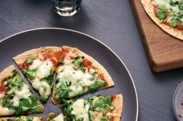 Easy Five-Ingredient Tortilla Pizzas (Healthy Recipes) | MyFitnessPal