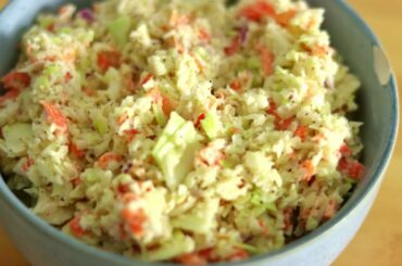 KFC Coleslaw healthy Low CARB-KETO Friendly recipe-READY IN 2 MINUTES