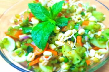 Sprouted Moong  Salad|Healthy weight loss Salad|andleeb vlogs and cooking