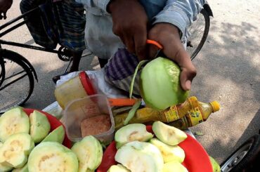 Mouth Watering Special Tasty Masala Pyara Green Fruits Recipe Healthy Food Bangladeshi Street Food