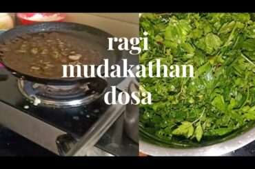 healthy recipes ragi mudakathan dosa recipe