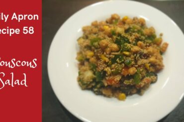 Healthy Couscous salad || 10 Minutes healthy recipe || No cook salad recipe || With Recipe 58