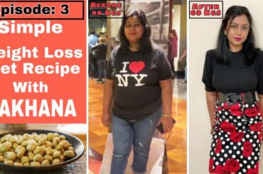 Makhana recipe for Weight Loss | Low Calorie Food @Food Health and Lifestyle