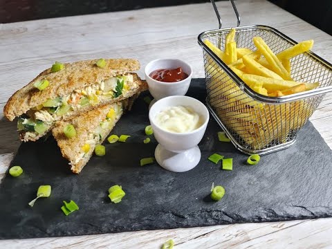 Classic Chicken Sandwich Recipe | Easy & Quick Sandwich ready in less then 2 min (Ramadan Special) Classic Chicken Sandwich Recipe | Easy & Quick Sandwich ready in less then 2 min (Ramadan Special)