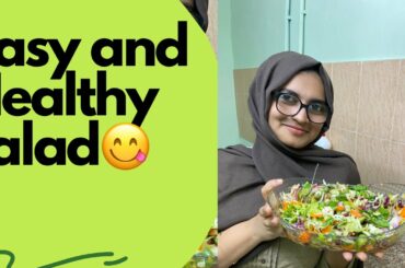Easy, simple and healthy salad Recipe!! Salma Shamnas