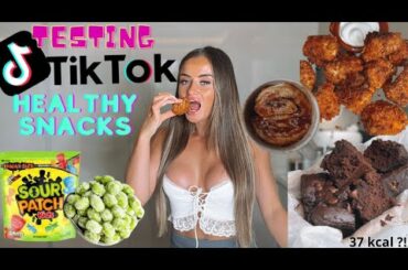 TESTING Healthy TikTok snacks