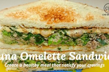 How to make a healthy lunch/Tuna Omelette Sandwich/Psoriasis Diet/#shorts