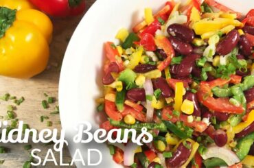 Kidney Beans Salad | Rajma Salad | Healthy Recipe | Honey Mustard Dressing| How to Cook