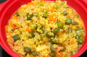millets upma | Healthy breakfast recipes | how to prepare millets upma