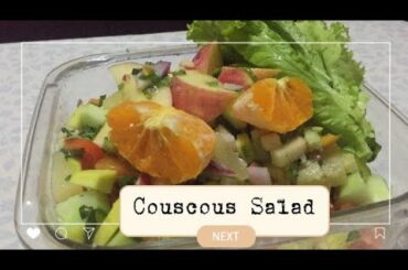 Healthy Couscous Salad Recipe | JMGuieb Vlog