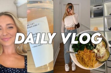 VLOG: shopping for my dream custom closet, therapy updates and healthy dinner recipe