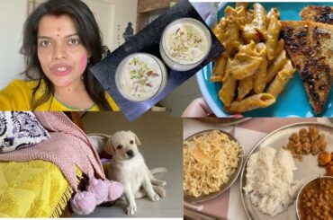 Vlog! Holi Kaisi  thi aapki? Tasty Breakfast but Not So Healthy | Preeti Pranav