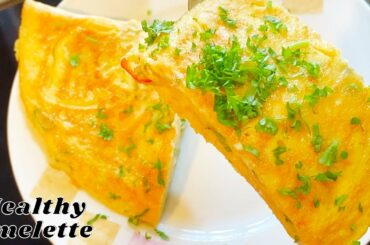 Healthy Spring Onion Omelette Recipe