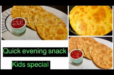 #shorts|#myshorts video|#snacks recipe in tamil |panner stuffed poori |healthy kids snack recipe