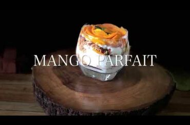 Mango parfait recipe| quick and easy  breakfast recipe | healthy snack recipe | granola recipe