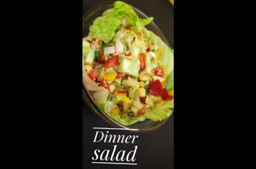TASTY AND HEALTHY SALAD | SALAD FOR DIET | DINNER SALAD | FITNESS FOOD RECIPES