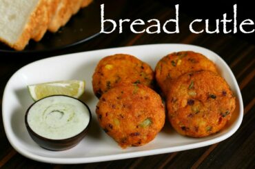 bread cutlet recipe | how to make crunchy vegetable bread cutlets recipe