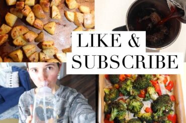 A FEW DAYS VLOG: healthy dinner recipes, working at lululemon, at-home workouts