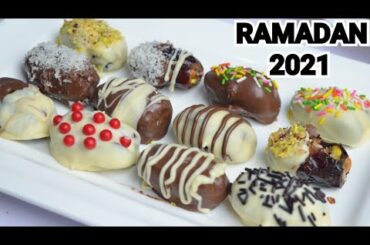 Healthy Iftar Recipe / Stuffed Dates DAWAT SPECIAL by (YES I CAN COOK)