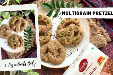 Multigrain Pretzels | Healthy Bread Recipe | How To Make Multigrain Bread