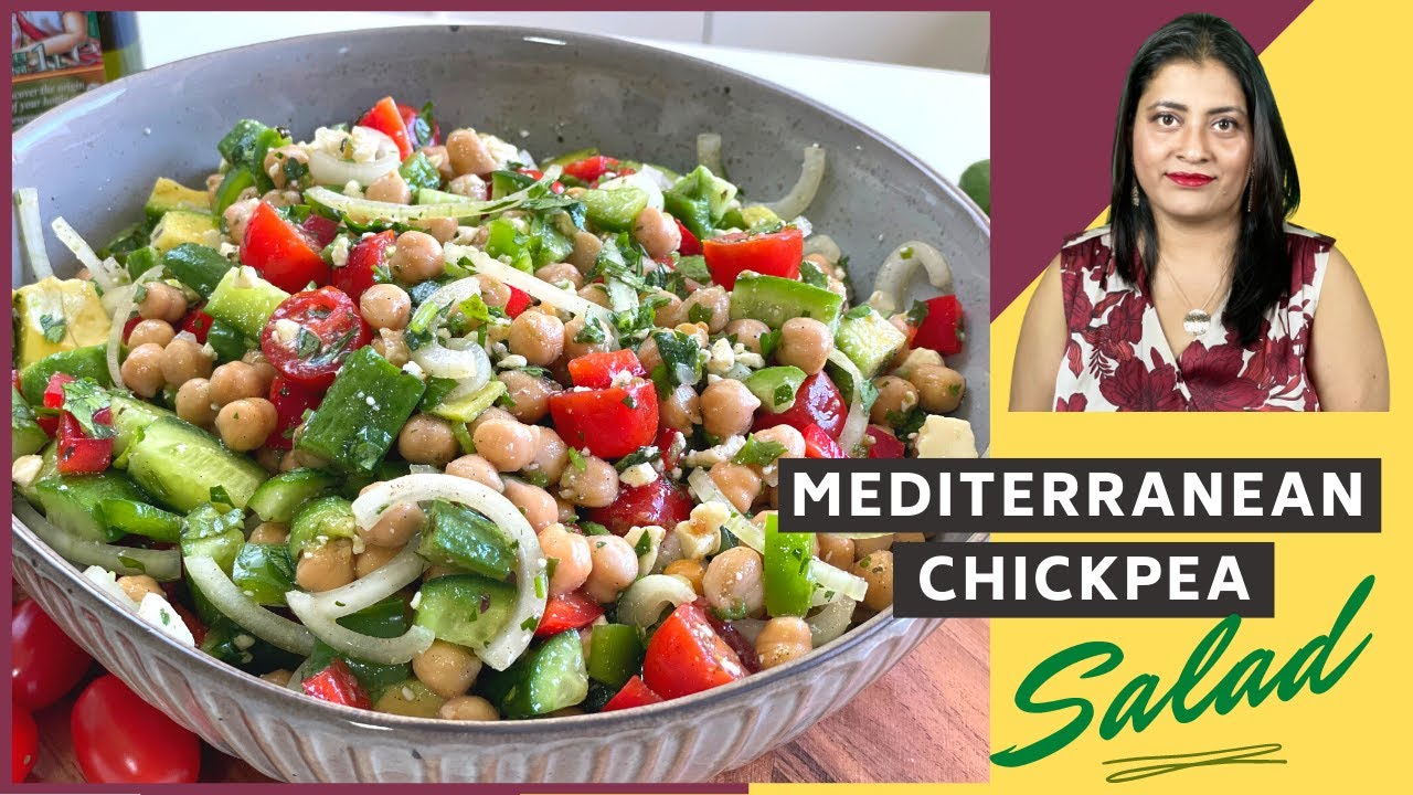 Mediterranean Chickpea Salad Recipe | Fresh, Healthy and Quick dietary – A hearty vegetarian main Mediterranean Chickpea Salad Recipe | Fresh, Healthy and Quick dietary - A hearty vegetarian main
